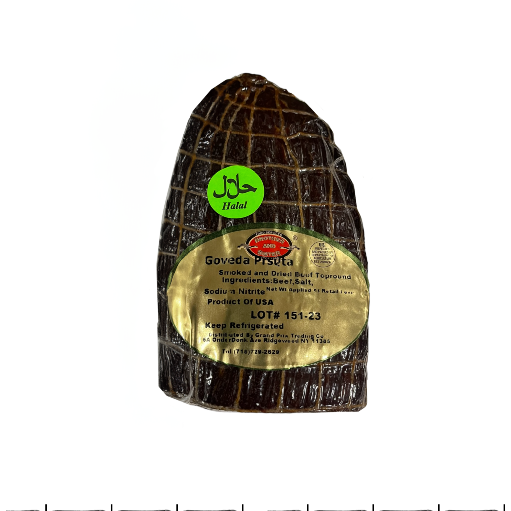 Beef Prosciutto (Goveda Prsuta) Halal Brother & Sister Food Services Inc.