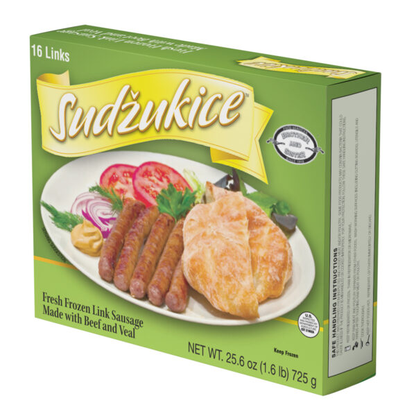 Beef/ VealLink Sausage (Sudzukice) 1.6 lb (Box)